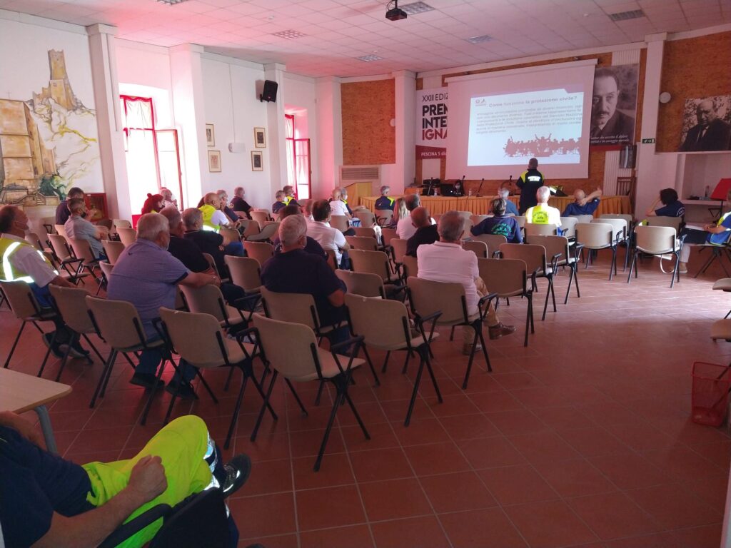 Corso di formazione della Protezione Civile A.N.A. Abruzzo a Pescina