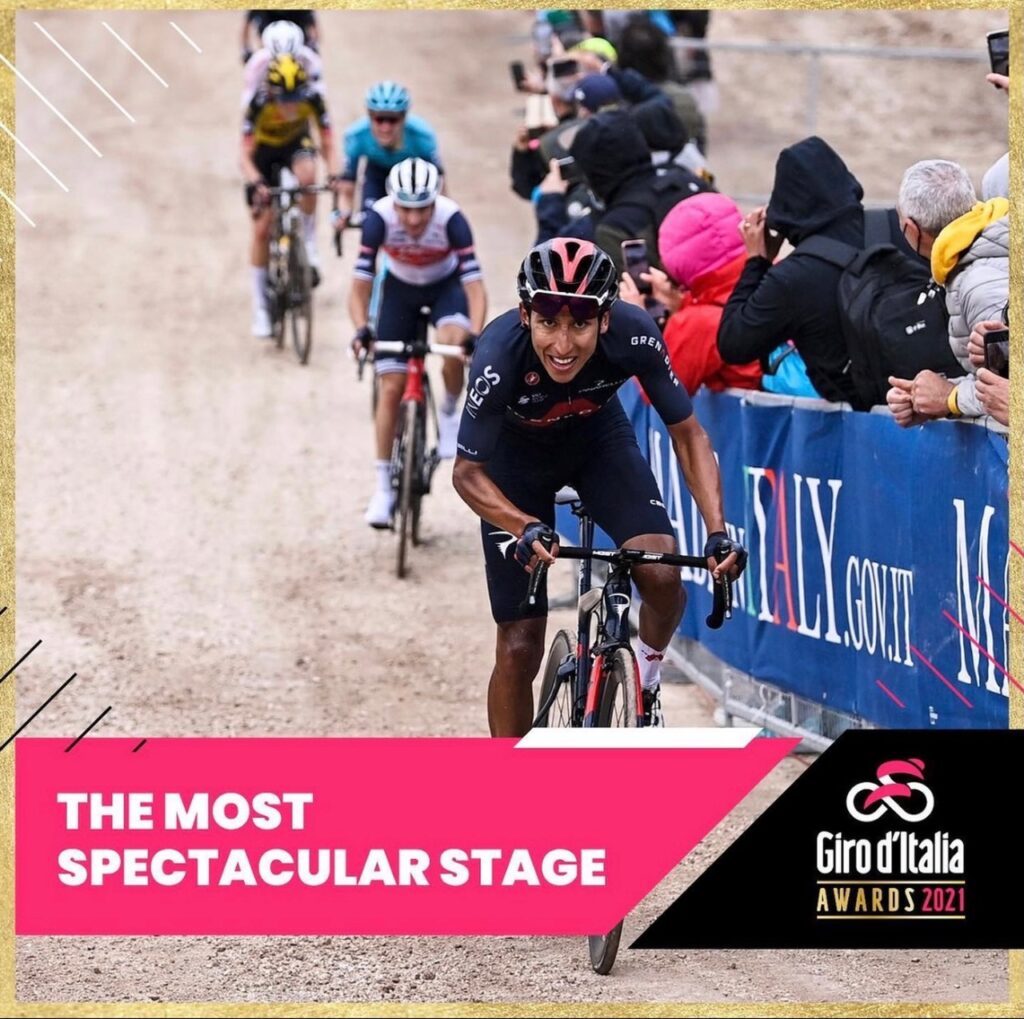 Lo sterrato di Campo Felice vince il concorso “Giro d'Italia Awards”