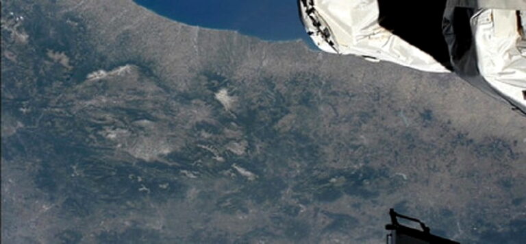 L'Abruzzo visto dalla Stazione Spaziale Internazionale