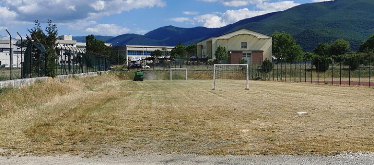 Due mini campi da calcio a disposizione dei ragazzi di Trasacco