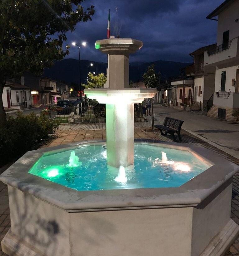 Inaugurata la nuova fontana ad Ortucchio