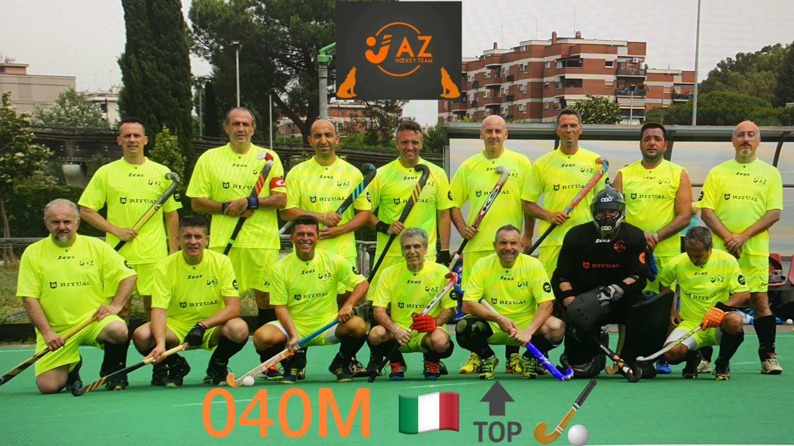 L’A.S. Dilettantistica AZ Hockey Team si aggiudica il titolo di vice Campione D’Italia nella categoria O40M e festeggia un anno di attività