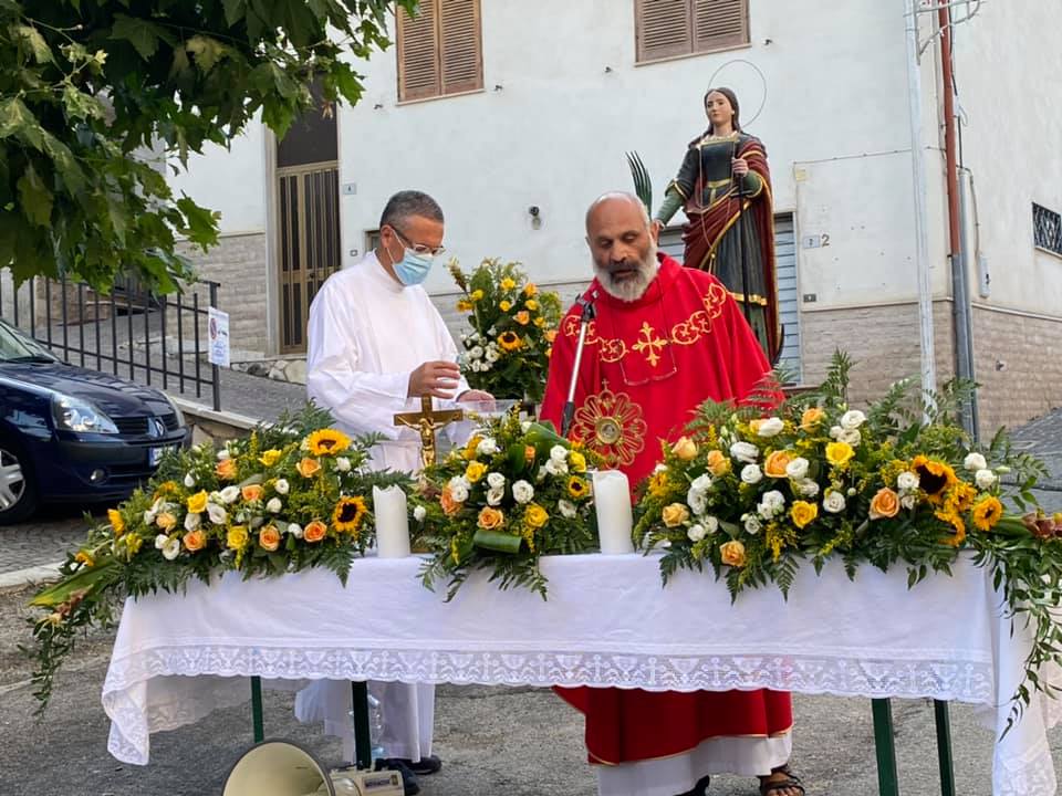 Santa Messa all’aperto in onore di Santa Filomena e San Nicola a Sante Marie