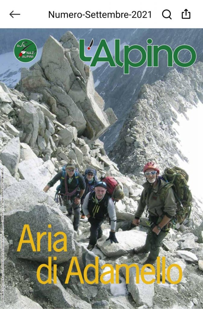 L’aiellese Massimo Marinucci sulla rivista L’Alpino, Di Natale: “Orgogliosi, insieme a te!”