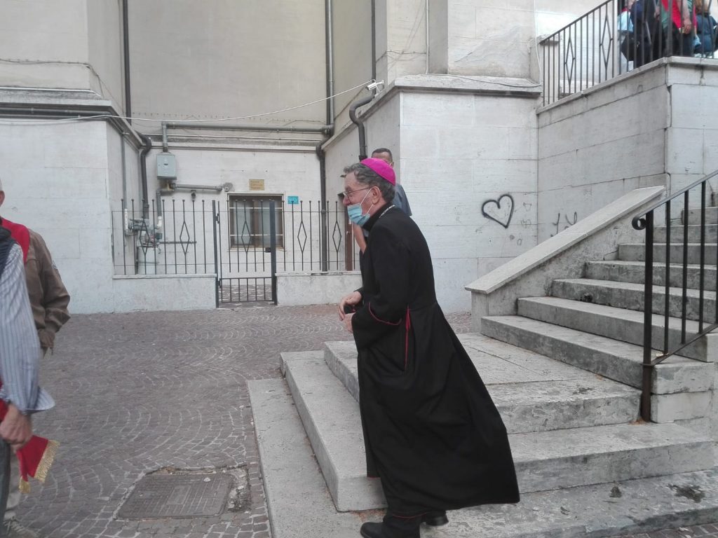 Il toccante saluto del vescovo Pietro Santoro alla Diocesi dei Marsi