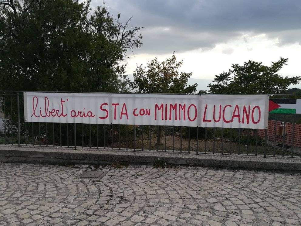 Aielli, Libert'aria manifesta solidarietà a Mimmo Lucano