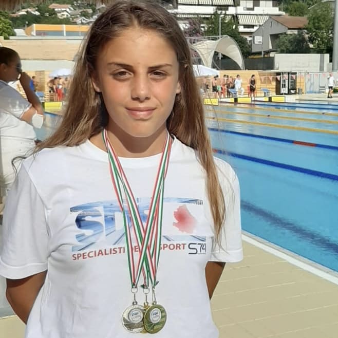 Nuoto, tempo limite per Giorgia Fabiani che si assicura il posto ai Campionati Nazionali Criteria