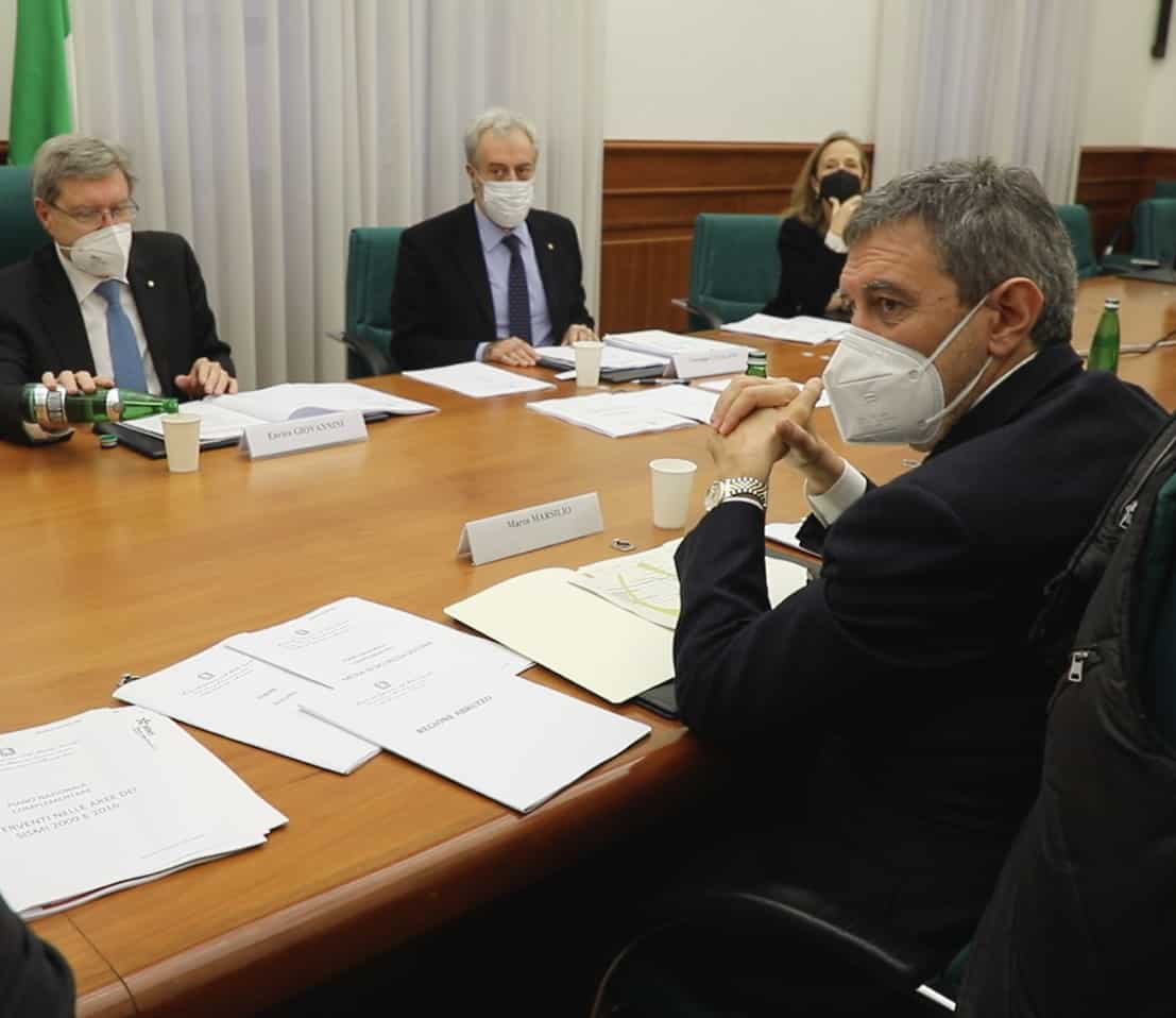 Progetti infrastrutturali strategici del PNRR, incontro tra il Ministro Giovannini e Marsilio