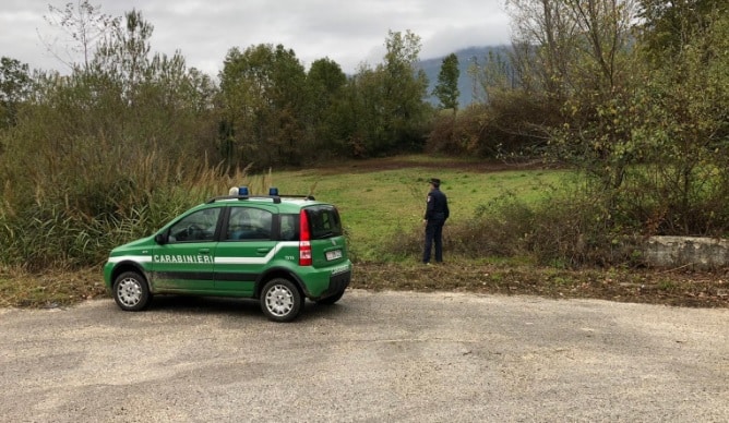 Carabinieri Forestali individuano lo scarico abusivo di un oleificio che riversava i liquami direttamente nel fiume Liri