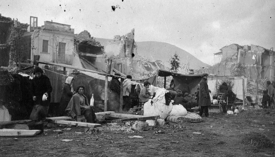 I sopravvissuti al terremoto di Avezzano del 1915 tra baracche e sofferenze