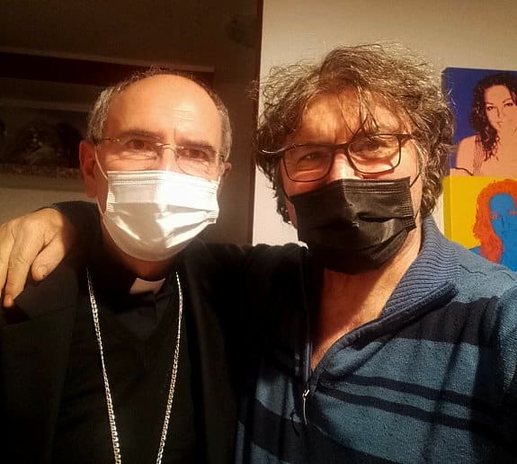 Il vescovo Massaro visita Giammarco De Vincentis, "certe emozioni si trasmettono solo con il cuore"