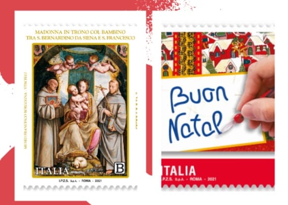 Ad Avezzano e Tagliacozzo disponibili le cartoline di Poste Italiane dedicate alle festività natalizie 2021