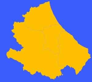 L'Abruzzo è ufficialmente in zona gialla da lunedì