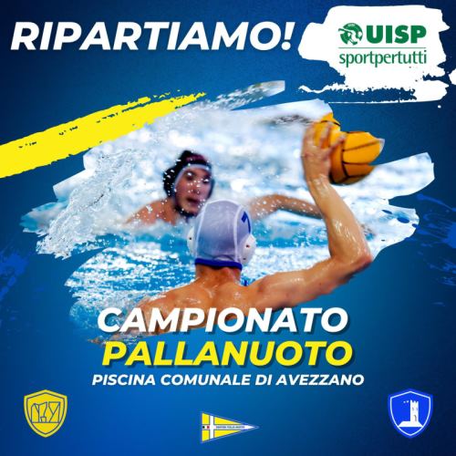 Torna il campionato di pallanuoto, dal 6 febbraio nella piscina del Centro Italia Nuoto di Avezzano