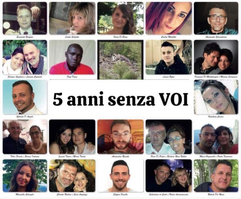 Cinque anni fa la tragedia di Rigopiano: in attesa di giustizia per le 29 vittime