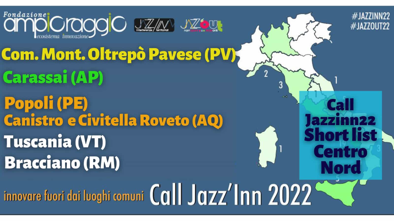 Canistro e Civitella Roveto sono tra i 18 Comuni italiani selezionati per ospitare il Festival Jazz'Inn 2022