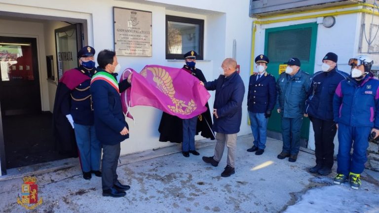 La Polizia di Stato ricorda l'eroe Giovanni Palatucci con una targa commemorativa a Roccaraso località Aremogna