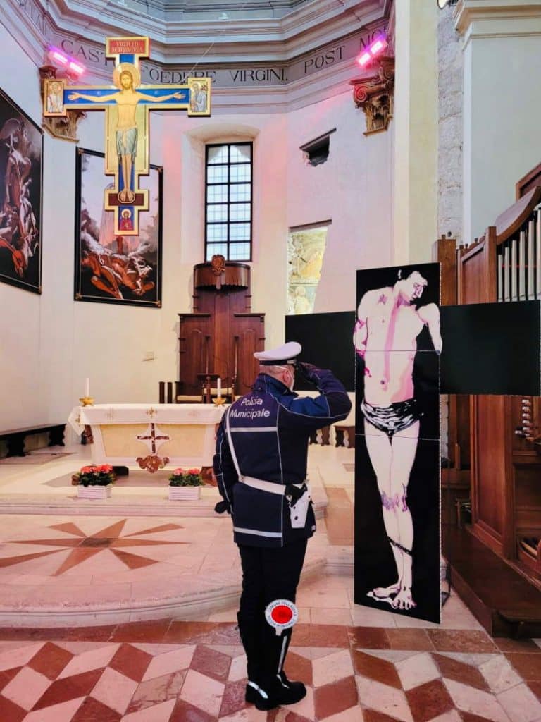Teologi ed esperti a convegno per la presentazione de "Il Martirio di San Sebastiano" dell'artista Emanuele Moretti