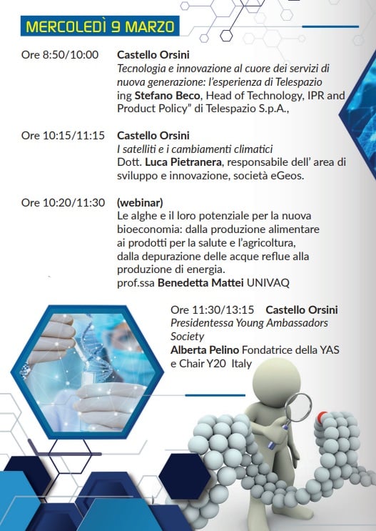 Torna la Settimana della cultura scientifica e tecnologica al Liceo Vitruvio di Avezzano