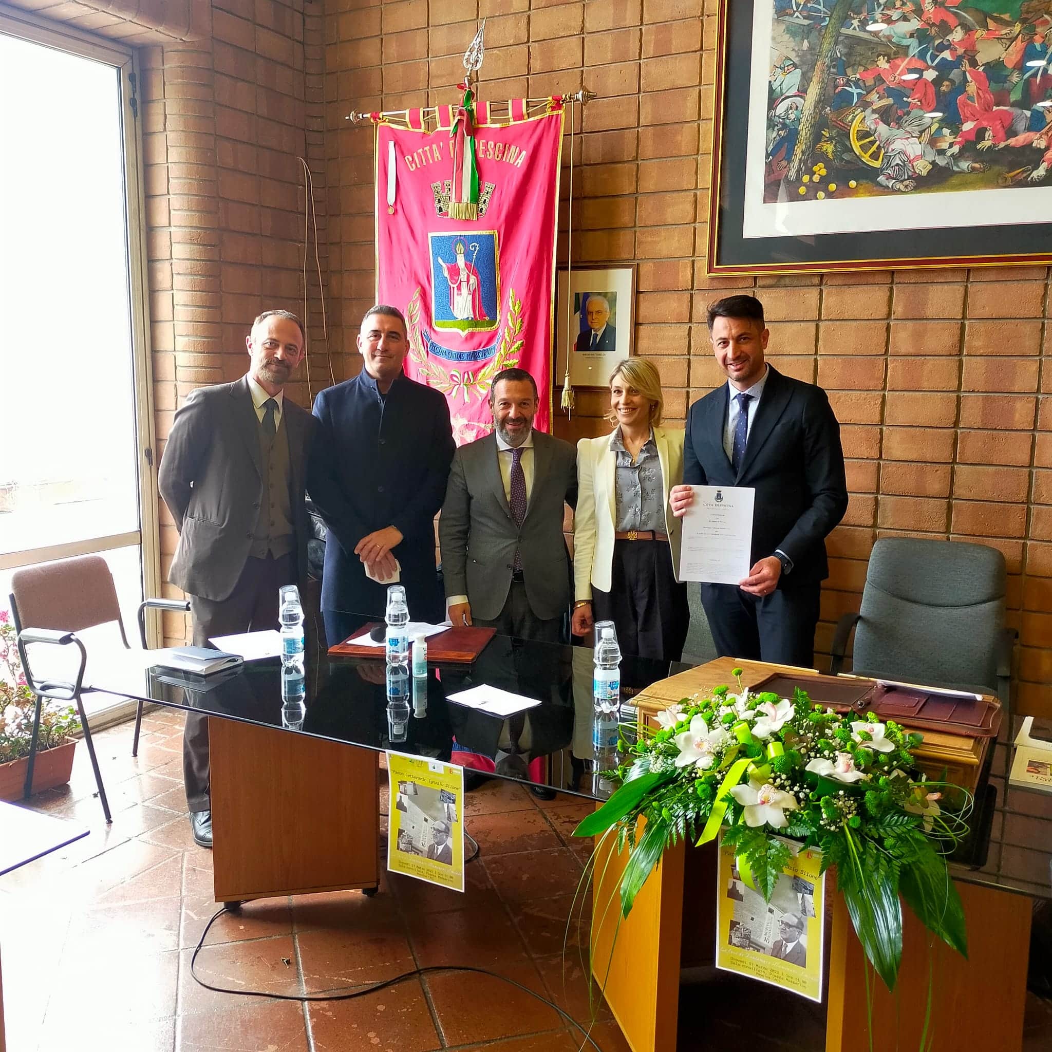 Nasce il Parco Letterario Silone, sottoscritta a Pescina l'adesione ufficiale nel circuito nazionale