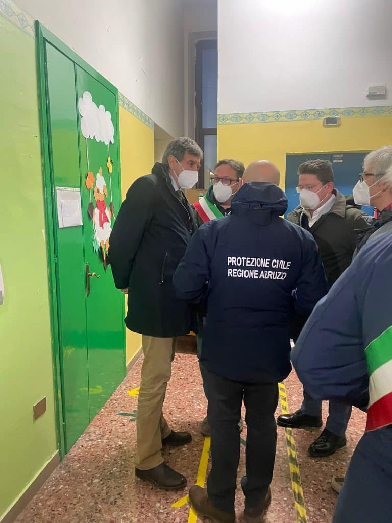 Il presidente Marsilio incontra i bambini ucraini arrivati a Cerchio, Tedeschi: "Serve aiuto"