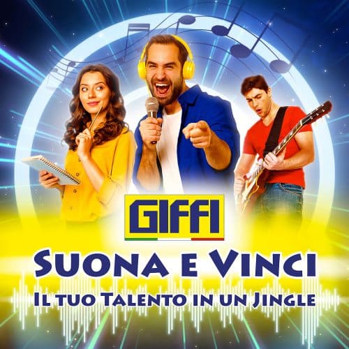 Giffi Suona e Vinci - il tuo talento in un jingle: 1000 euro per l'artista che saprà creare un tormentone web, TV e radio