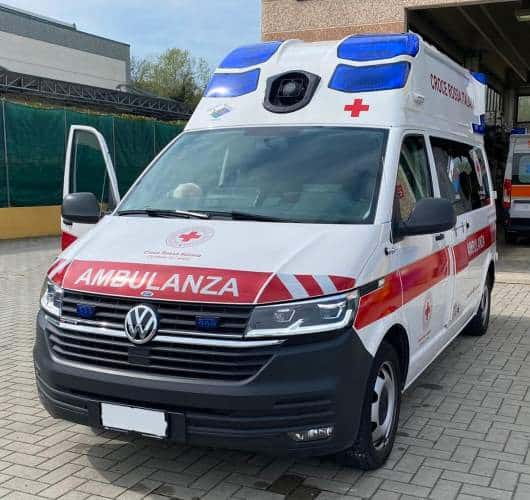 L'ambulanza della CRI di Carsoli, dedicata a Roberto Di Natale, torna a casa dopo l'incidente