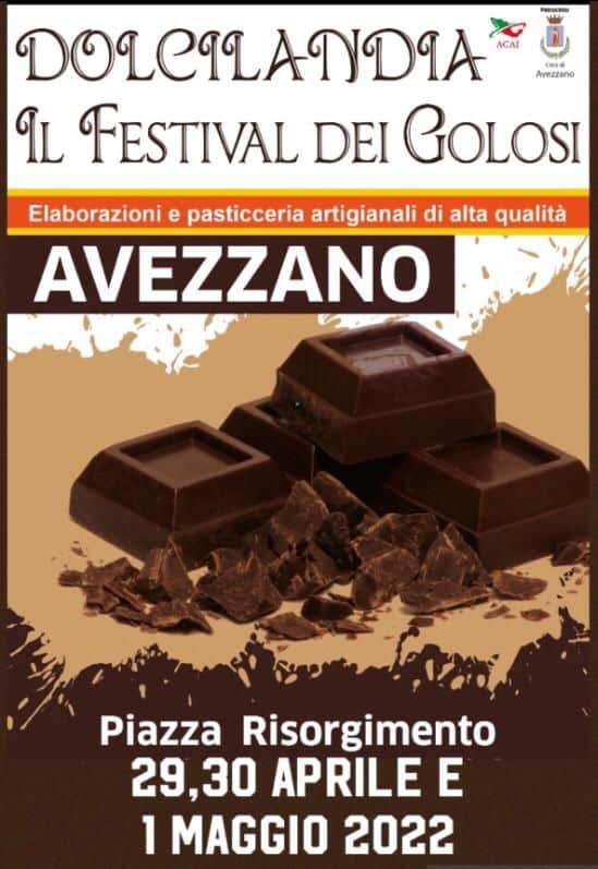 Dolcilandia, ad Avezzano è tempo di cioccolato: artigiani da tutta Italia in piazza per 3 giorni