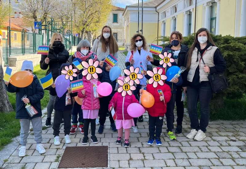 La scuola di Collarmele dà il suo benvenuto a Karolina, bimba giunta dall'Ucraina