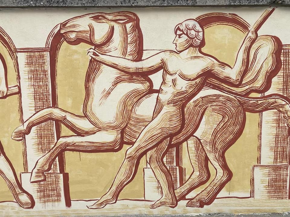 Gli antichi gladiatori "rivivono" in un'opera artistica a San Benedetto dei Marsi