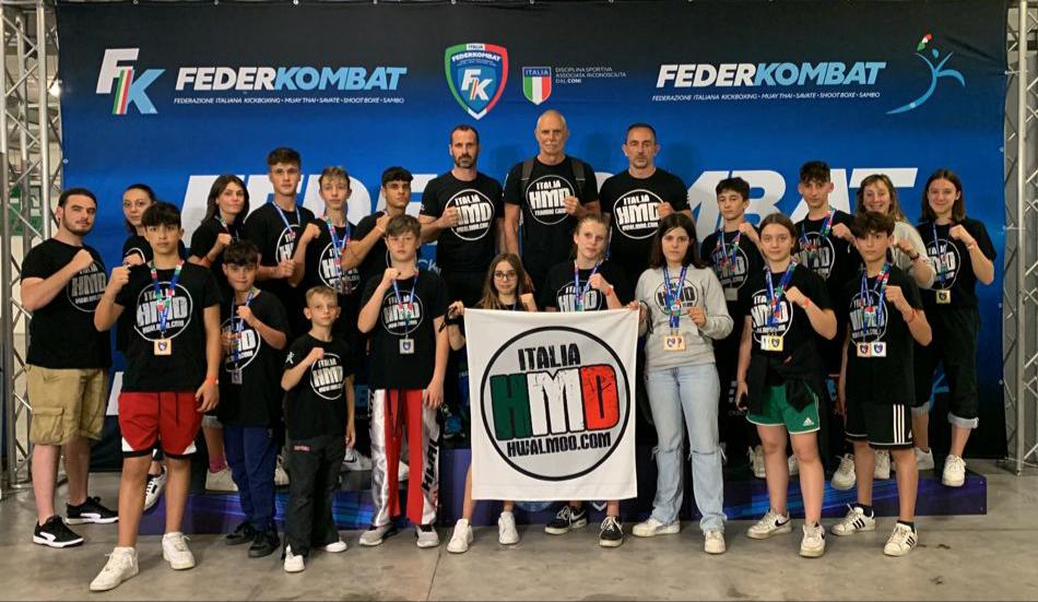 Campionati di Kick Boxing: 10 ori e 10 Atleti Nazionali per la HMD Italia
