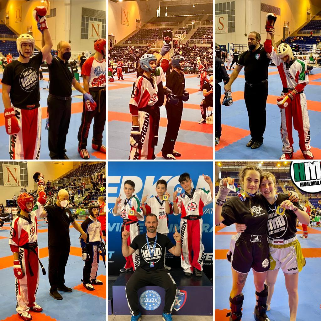 Campionati di Kick Boxing: 10 ori e 10 Atleti Nazionali per la HMD Italia