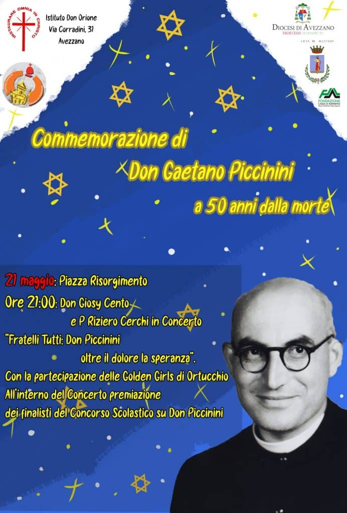 Musica, evangelizzazione e testimonianza. Concerto in Piazza Risorgimento ad Avezzano nel segno di Don Gaetano Piccinini