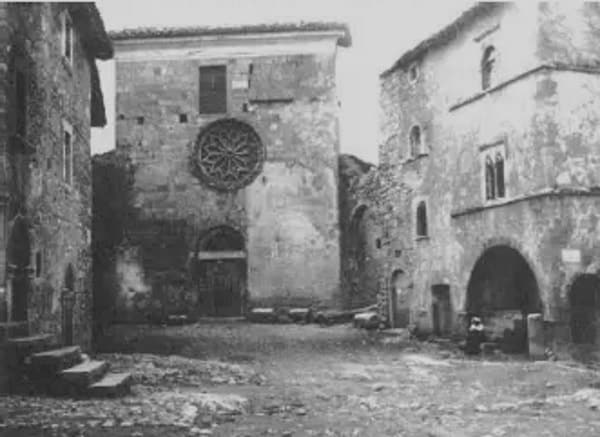 Ecco com'era la chiesa di San Nicola in Albe prima che il terremoto del 1915 la distruggesse