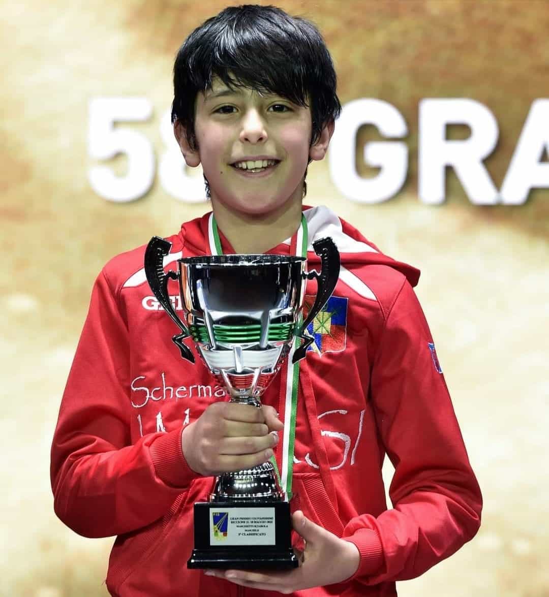 Bronzo per il giovanissimo Francesco Fallocco ai Campionati Italiani di Scherma 2022