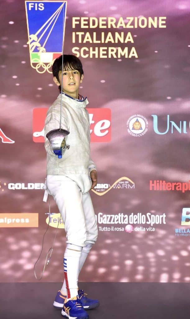 Bronzo per il giovanissimo Francesco Fallocco ai Campionati Italiani di Scherma 2022