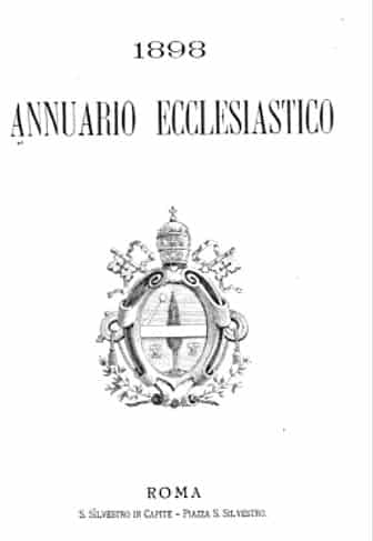 Le chiese e le figure ecclesiastiche della Diocesi dei Marsi nel 1898, secondo l'annuario ecclesiastico dell'epoca