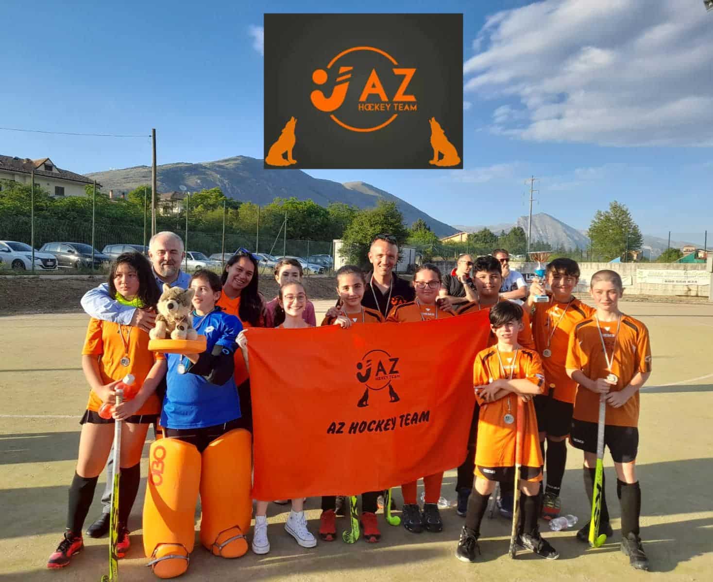 Lupetti of Team AZ Hockey in Avezzano are the regional champions of CONI » Terre Marsicane Cup