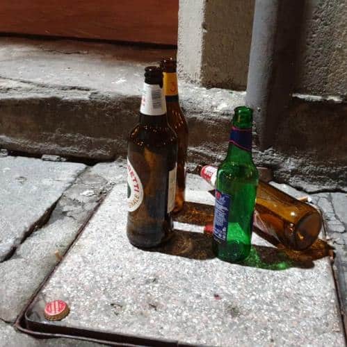 Sagra della Castagna a Canistro: vietato vendere e somministrare bevande in contenitori di vetro