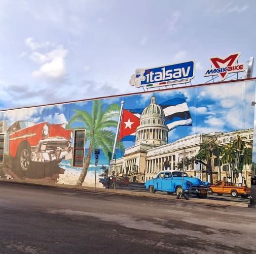 Un po' di Cuba nella Marsica: la spettacolare opera murale di Italsav nel nucleo industriale di Avezzano