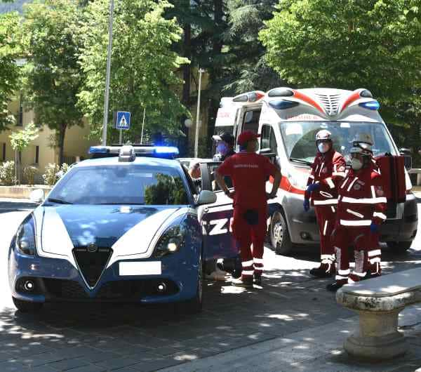 Testudo 2022, la Polizia di Stato partecipa all'attività addestrativa della Croce Rossa Italiana in ambito emergenziale