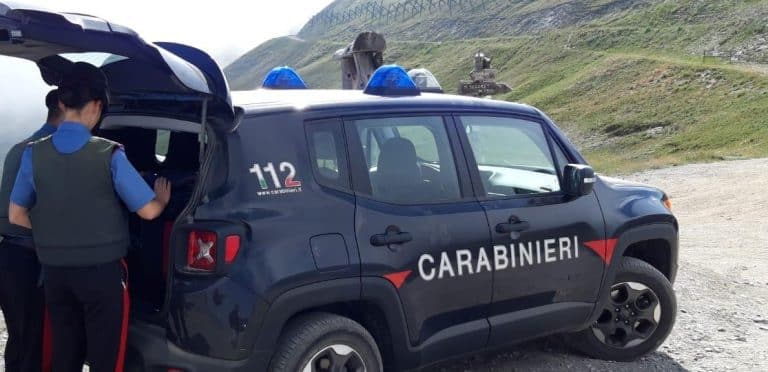 carabinieri montagna cadavere