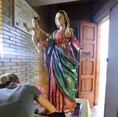 Restauro della statua della Madonna della Neve: "doveroso ringraziamento al comitato feste patronali di San Potito"