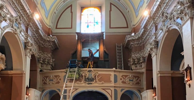 Al via il restauro dell'antico organo della chiesa della Madonna del Carmine di Celano