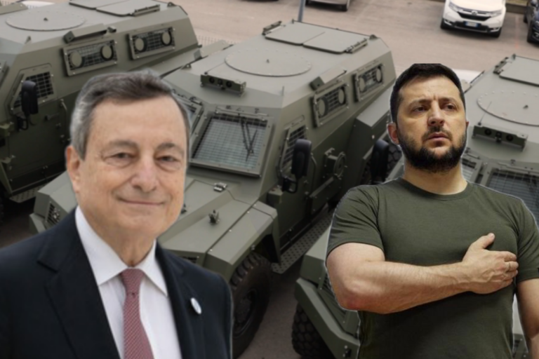 Draghi ultimo atto, inviati 11 blindati alle truppe ucraine: i mezzi sono stati tutti costruiti in Abruzzo