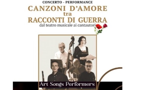 Canzoni d’amore tra Racconti di guerra, concerto performance all’arena Mazzini