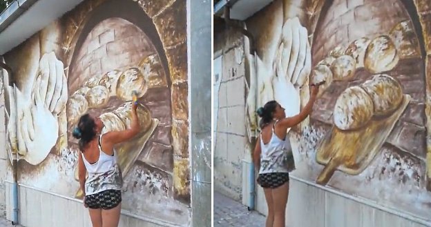 L'artista italo-cilena Sara Lattanzi, d'origine marsicana, prepara nuovi murales a Casali d'Aschi