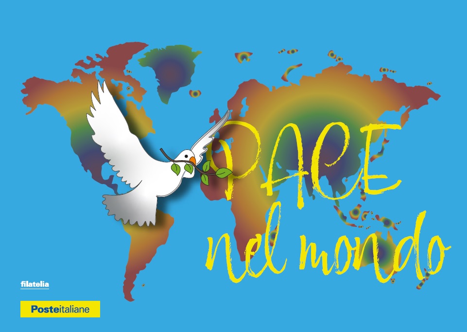 Poste Italiane dedica alla Giornata Internazionale della Pace una colorata cartolina a tema