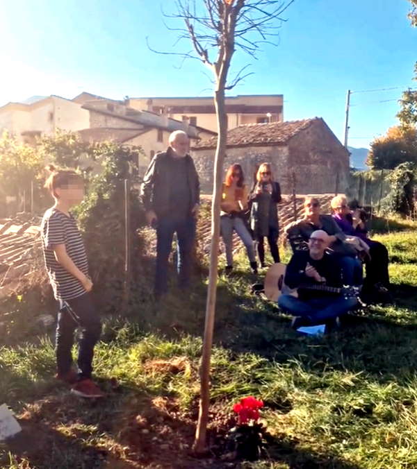 Un albero per Miriam, a Civita d'Antino in memoria di Miriam Farina