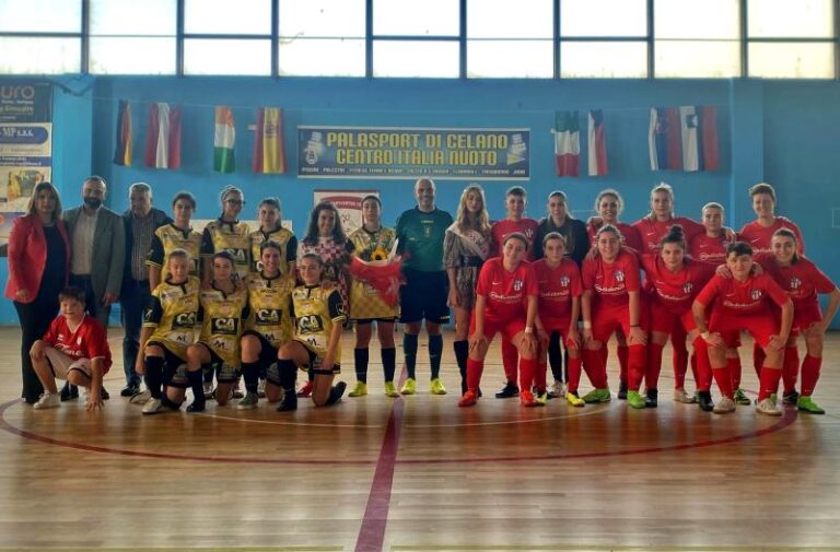 Dalila Tangredi, Miss Sorridi con Noi, sostiene la squadra di calcio a 5 femminile di Celano